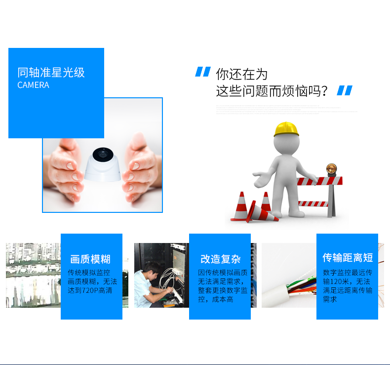 1200线监控摄像头 监控摄像机 阵列红外线夜视安防 半球摄像机