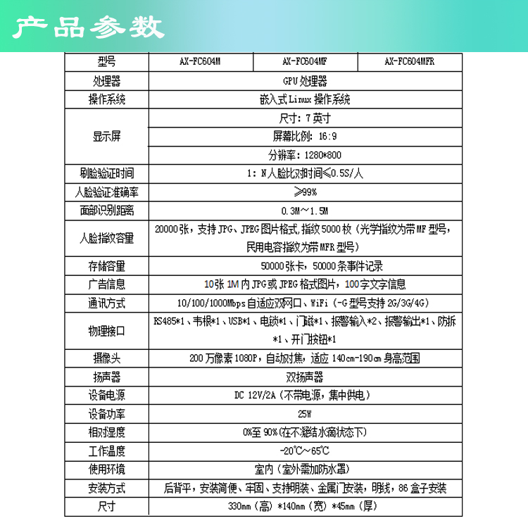 面部识别门禁|人脸识别考勤|面刷卡门禁|门禁考勤系统|识别门禁系统