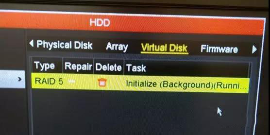 海康威视硬盘录像机创建Raid实例详解