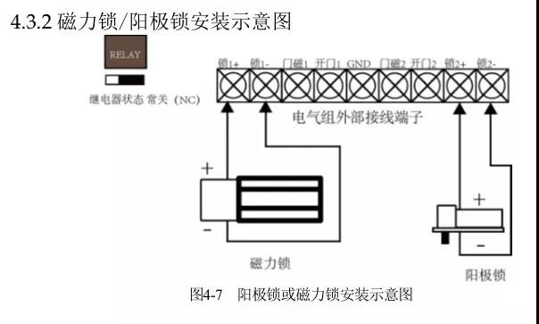 门禁系统的设备接线