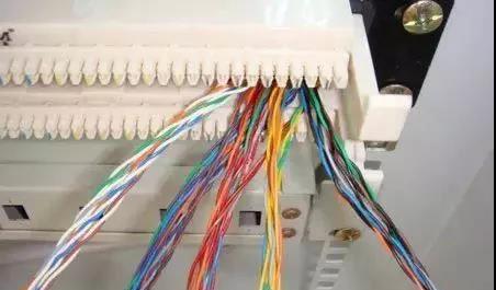 110语音配线架的线缆打法