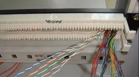 110语音配线架的线缆打法