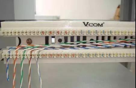 110语音配线架的线缆打法