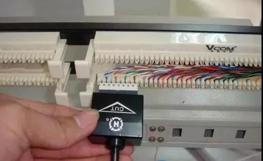 110语音配线架的线缆打法