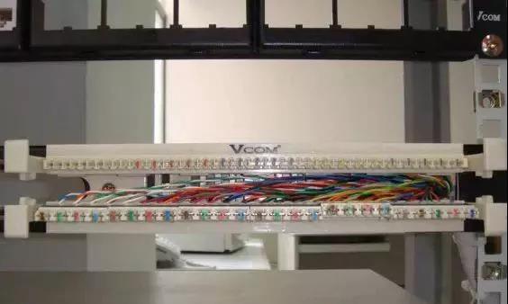 110语音配线架的线缆打法