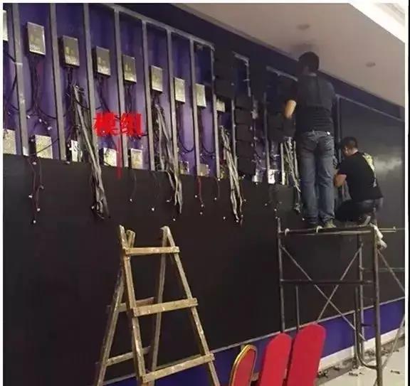弱电工程LED显示屏安装过程图解