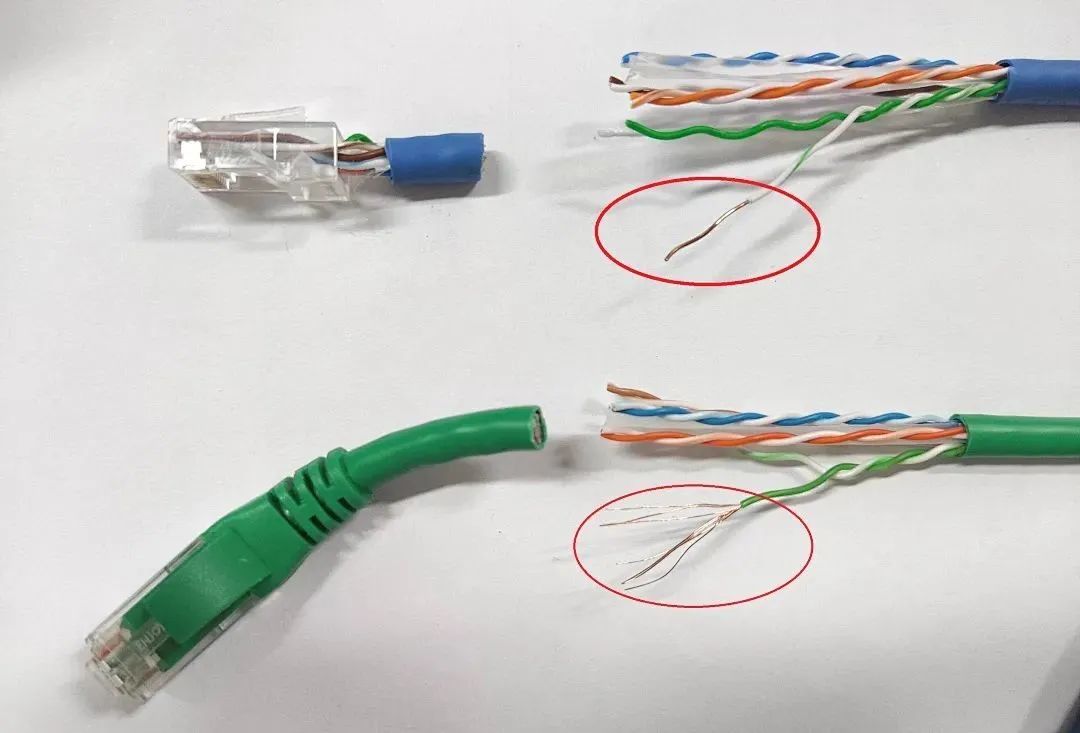 如何判断铜缆跳线的好坏！