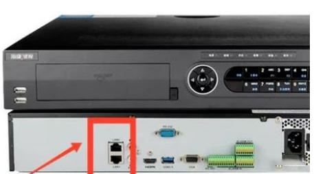 硬盘录像机两个lan口，怎么设置可以用电脑远程访问